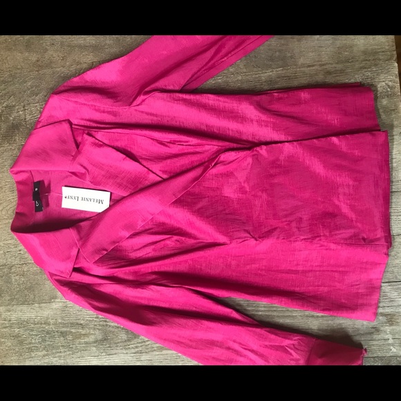 Chetta B Melanie Lyne Size 4 XS Floral Accent Top - Picture 3 of 9